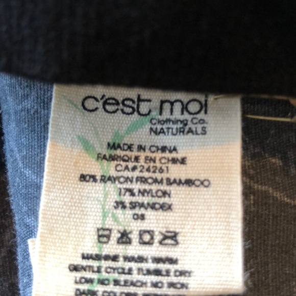 C’est Moi bamboo seamless 3/4 leggings - Picture 4 of 4